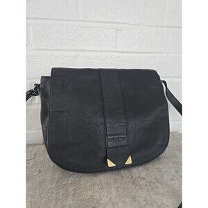See By Chloe Women's Leather  Saddle Crossbody Bag Black Color